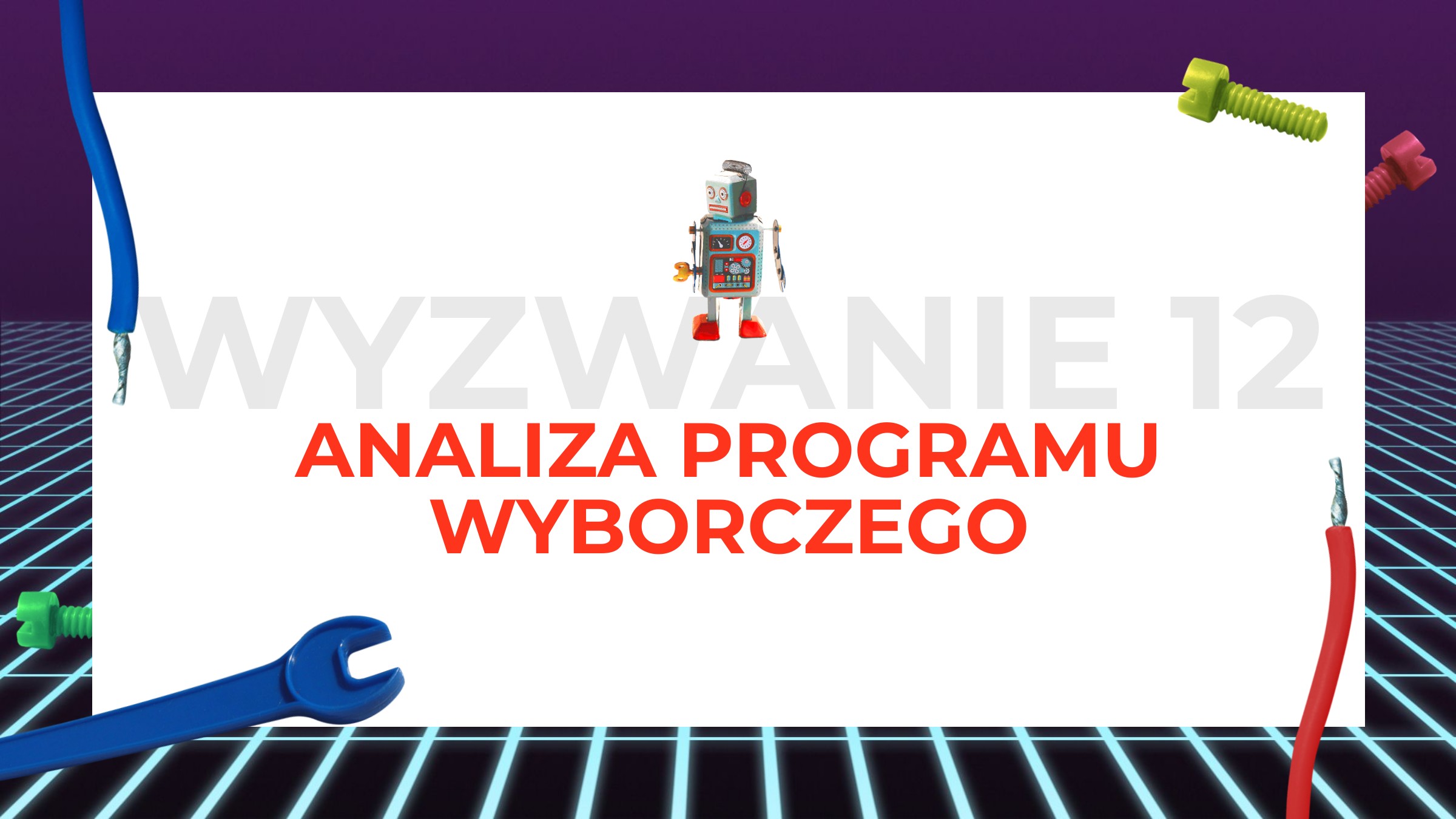 W12 Dokonanie analizy programu wyborczego oraz kampanii wybranej partii lub kandydata